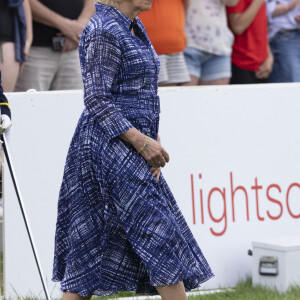 La reine consort d'Angleterre Camilla Parker Bowles - La famille royale d'Angleterre lors du dernier de compétition "Badminton Horse Trials" à Badminton. Le 12 mai 2024