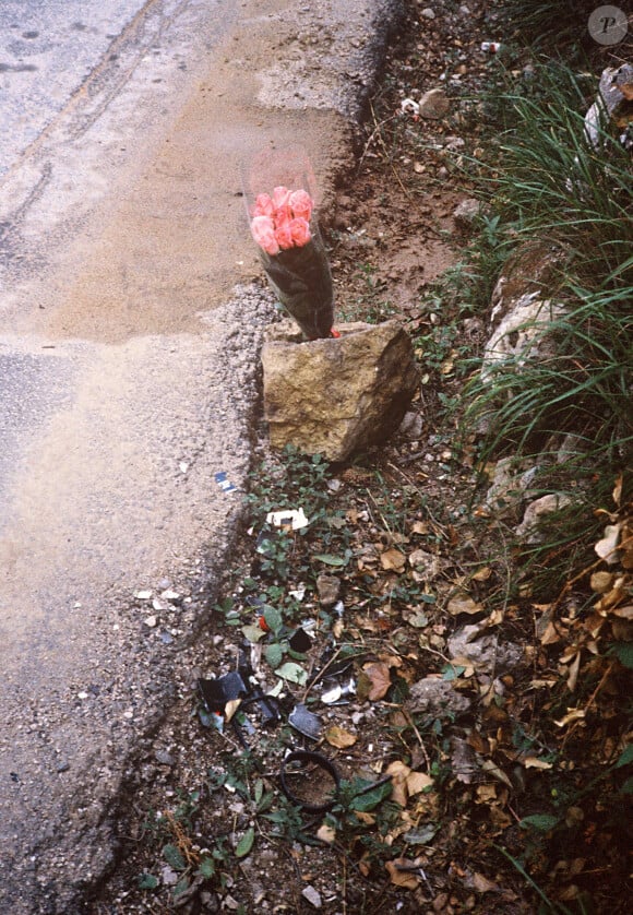 L'accident a eu lieu le 19 juin 1986, à Opio, dans les Alpes-Maritimes.
Lieu de l'accident où Coluche est décédé.