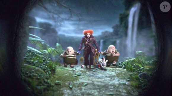 Des images d'Alice in Wonderland, de Tim Burton.