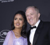 Salma Hayek rayonnait quant à elle auprès de son mari François-Henri Pinault
Salma Hayek et son mari François-Henri Pinault - Photocall du dîner "Women in Motion" par le groupe Kering, Place de la Castre, lors du 77ème Festival International du Film de Cannes le 19 mai 2024. © Olivier Borde/Bestimage