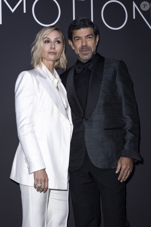 Anna Ferzetti, Pierfrancesco Favino - Photocall du dîner "Women in Motion" par le groupe Kering, Place de la Castre, lors du 77ème Festival International du Film de Cannes le 19 mai 2024. © Olivier Borde/Bestimage