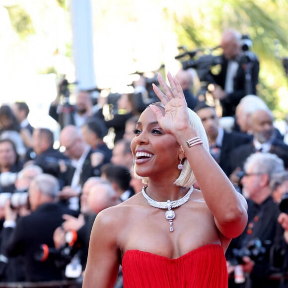 Kelly Rowland à la montée des marches du film Marcello Mio lors du 77ᵉ Festival International du Film de Cannes, au Palais des Festivals à Cannes. Le 21 mai 2024 © Jacovides-Moreau / Bestimage