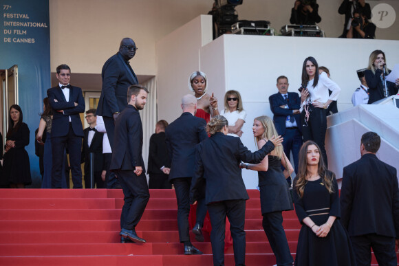 Kelly Rowland à la montée des marches du film Marcello Mio lors du 77ᵉ Festival International du Film de Cannes, au Palais des Festivals à Cannes. Le 21 mai 2024 © Jacovides-Moreau / Bestimage