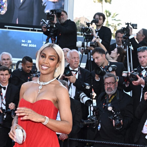 Kelly Rowland à la montée des marches du film Marcello Mio lors du 77ᵉ Festival International du Film de Cannes, au Palais des Festivals à Cannes. Le 21 mai 2024 © David Niviere/ABACAPRESS.COM