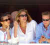 Son frère aîné, Andréa se montre lui aussi très souvent avec elle.
Andrea et Charlotte Casiraghi au Grand Prix de Monaco, le 26 mai 2002.
