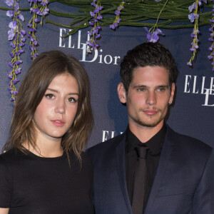 Adèle Exarchopoulos et Jérémie Laheurte - Photocall de la soirée "Dior et Elle magazine" à l'occasion du 67ème festival du film de Cannes à Cannes le 18 mai 2014. 