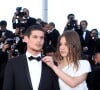 Elle venait défendre "La vie d'Adèle" d'Abdellatif Kechiche, palme d'or en 2013, grâce auquel elle avait rencontré Jérémie Laheurte, son compagnon à l'époque
Adèle Exarchopoulos et Jérémie Laheurte - Montee des marches du film "Zulu" lors de la cloture du 66eme festival du film de Cannes lee 26 mai 2013. 