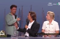 Règlement de compte en direct dans "C à vous"
Bertrand Chameroy et Anne-Elisabeth Lemoine dans "C à vous"