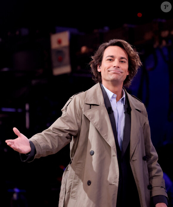 Exclusif - No Web - Bertrand Chameroy sur le plateau de sa nouvelle émission "Bertrand n'a pas sommeil", diffusée à partir du 5 janvier sur France 2 © Dominique Jacovides / Bestimage