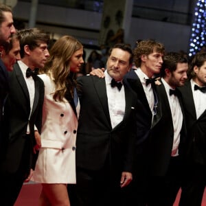 Vincent Darmuzey, Cyril Lecomte, Hugo Selignac, Adèle Exarchopoulos, Gilles Lellouche, Cédric Jimenez, Karim Leklou, François Civil , Kenza Fortas - Montée des marches du film " Bac Nord " lors du 74ème Festival International du Film de Cannes. Le 12 juillet 2021 © Borde-Jacovides-Moreau / Bestimage 