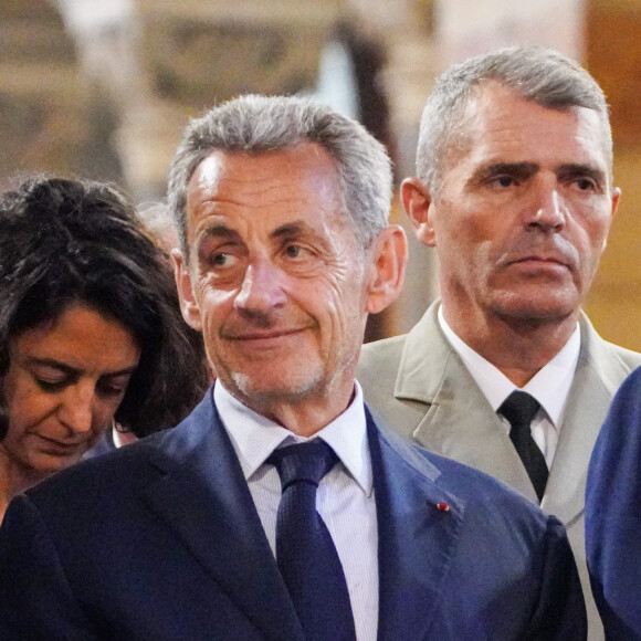 Tout comme l'ancien président de la République Nicolas Sarkozy
Nicolas Sarkozy - Obsèques de l'ancien maire de Marseille Jean-Claude Gaudin à la cathédrale Sainte-Marie major de Marseille, France, le 23 mai 2024. © Jean-René Santini/Bestimage