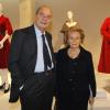Jacques et Bernadette Chirac lors de l'inauguration de l'exposition "Dior la passion créatrice" dans le musée du président Chirac à Sarran le 20 mars 2010