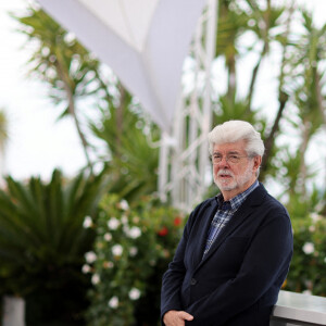 Photocall de la Palme d'or d'honneur pour George Lucas lors du 77ème Festival International du Film de Cannes, au Palais des Festivals à Cannes, FRance, le 24 mai 2024. © Jacovides-Moreau/Bestimage 