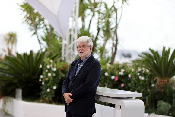 Photocall de la Palme d'or d'honneur pour George Lucas lors du 77ème Festival International du Film de Cannes, au Palais des Festivals à Cannes, FRance, le 24 mai 2024. © Jacovides-Moreau/Bestimage 