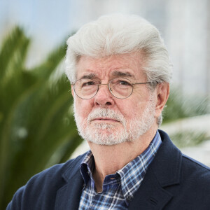 Photocall de la Palme d'or d'honneur pour George Lucas lors du 77ème Festival International du Film de Cannes, au Palais des Festivals à Cannes, FRance, le 24 mai 2024. © Jacovides-Moreau/Bestimage 