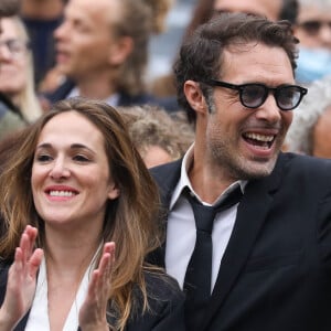 Qu'a t-il laissé à ses enfants ?
Victoria Bedos, Nicolas Bedos - Hommage à Guy Bedos en l'église de Saint-Germain-des-Prés à Paris. Le 4 juin 2020.