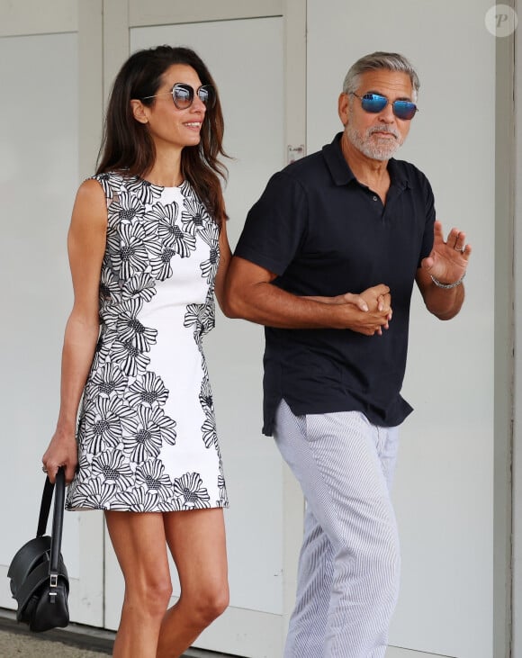 George Clooney et Amal, à Venise.