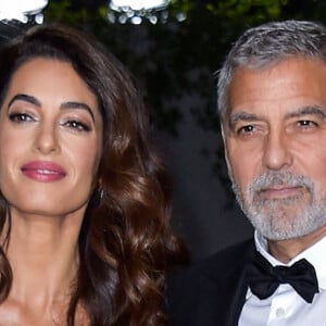 George Clooney et Amal, le 15 octobre 2022.