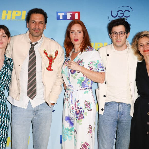 TF1 diffuse deux épisodes de "HPI" ce jeudi soir.
Bérangère McNeese, Mehdi Nebbou, Audrey Fleurot, Jeremy Lewin et Marie Denarnaud - Avant-première des 2 premiers épisodes de la saison 3 de "HPI" à l' UGC Normandie à Paris. © Coadic Guirec/Bestimage