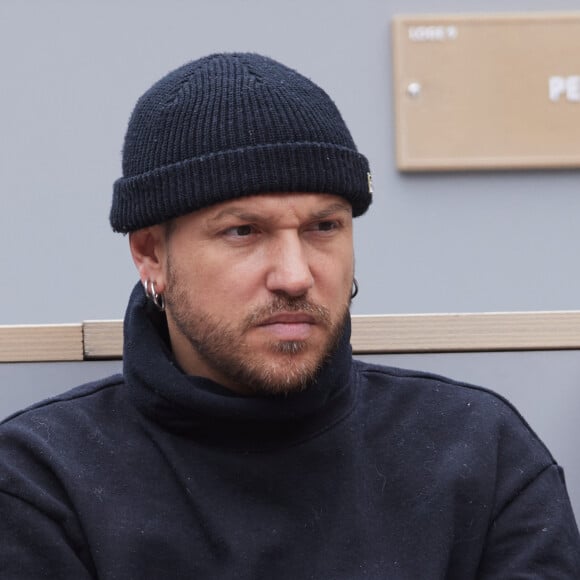 Quentin Mosimann dans les tribunes au même moment dans les tribunes des Internationaux de France de tennis de Roland Garros 2024 à Paris, France, le 2 juin 2024. © Jacovides-Moreau/Bestimage 