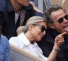 Ils étaient particulièrement de bonne humeur malgré la pluie !
Anne-Sophie Lapix et son mari Richard Sadoun dans les tribunes au même moment dans les tribunes des Internationaux de France de tennis de Roland Garros 2024 à Paris, France, le 2 juin 2024. © Jacovides-Moreau/Bestimage 