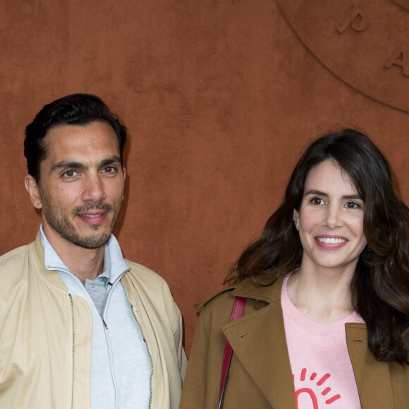 Louise Monot et son compagnon Samir Boitard au village lors des internationaux de tennis de Roland Garros à Paris, France, le 30 mai 2019. © Jacovides-Moreau/Bestimage 