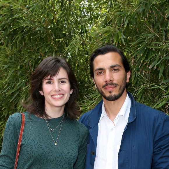 Louise Monot et son compagnon Samir Boitard - Les célébrités au village des internationaux de tennis de Roland Garros à Paris le 4 juin 2017. © Dominique Jacovides-Cyril Moreau/Bestimage