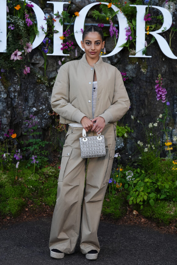 Banita Sandhu lors de la croisière Dior 2025 au Drummond Castle dans le Perthshire en Ecosse, le 3 juin 2024. © Andrew Milligan/PA Wire