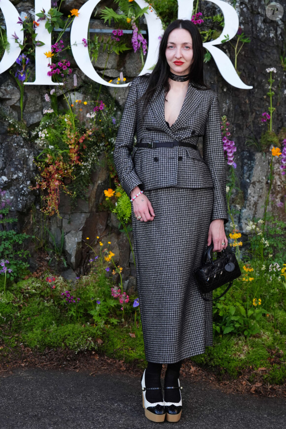 Tish Weinstock lors de la croisière Dior 2025 au Drummond Castle dans le Perthshire en Ecosse, le 3 juin 2024. © Andrew Milligan/PA Wire