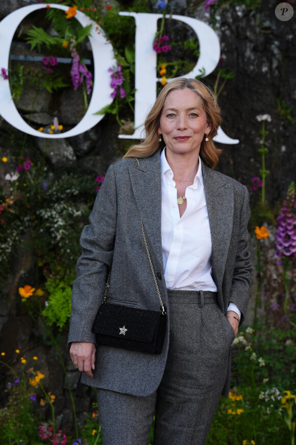 Lucie de La Falaise lors de la croisière Dior 2025 au Drummond Castle dans le Perthshire en Ecosse, le 3 juin 2024. © Andrew Milligan/PA Wire