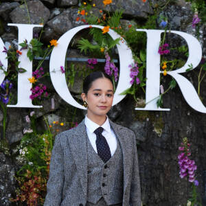 Influenceuse-star, Lena Mahfouf n'a pas tardé à relater l'événement sur Instagram
Lena Mahfouf lors de la croisière Dior 2025 au Drummond Castle dans le Perthshire en Ecosse, le 3 juin 2024. © Andrew Milligan/PA Wire