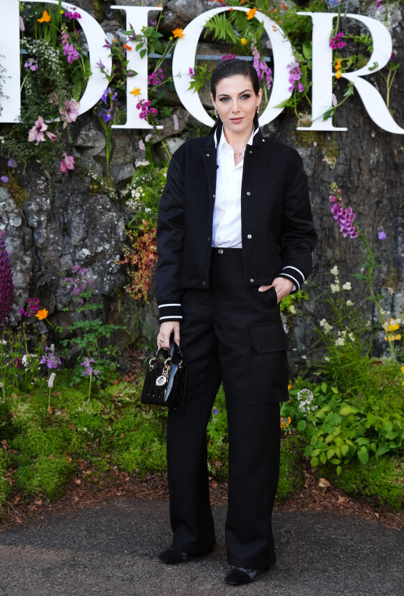 Razane Jammal lors de la croisière Dior 2025 au Drummond Castle dans le Perthshire en Ecosse, le 3 juin 2024. © Andrew Milligan/PA Wire