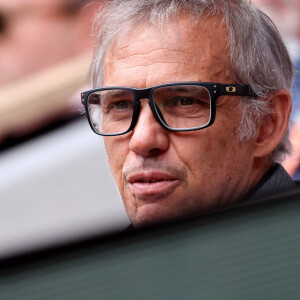 Paul Belmondo - Les célébrités dans les tribunes des Internationaux de France de tennis de Roland Garros 2024 à Paris. Le 5 juin 2024. © Jacovides-Moreau/Bestimage