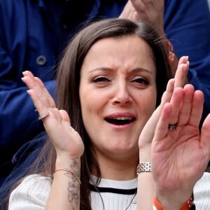 Camille Lellouche - Les célébrités dans les tribunes des Internationaux de France de tennis de Roland Garros 2024 à Paris. Le 5 juin 2024. © Jacovides-Moreau/Bestimage