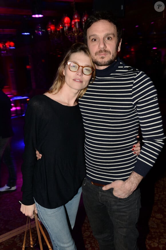 Virginie de Clausade et son ex-compagnon Dimitri Storoge à l'after-party du film "Il a déjà tes yeux" au Raspoutine à Paris, France, le 16 janvier 2017. © Rachid Bellak/Bestimage 