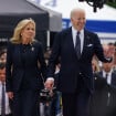 VIDEO 80 ans du Débarquement : scène improbable de Joe Biden en pleine cérémonie, sa femme Jill intervient