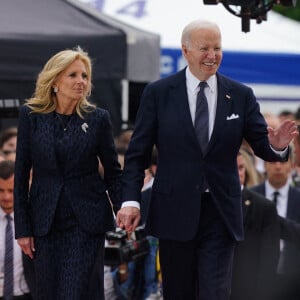 Joe Biden à Omaha Beach avec sa femme Jill
Jill et Joe Biden à Omaha Beach à Saint-Laurent-sur-Mer pour les 80 ans du Débarquement le 6 juin 2024. Photo by Jordan Pettitt/PA Wire/ABACAPRESS.COM