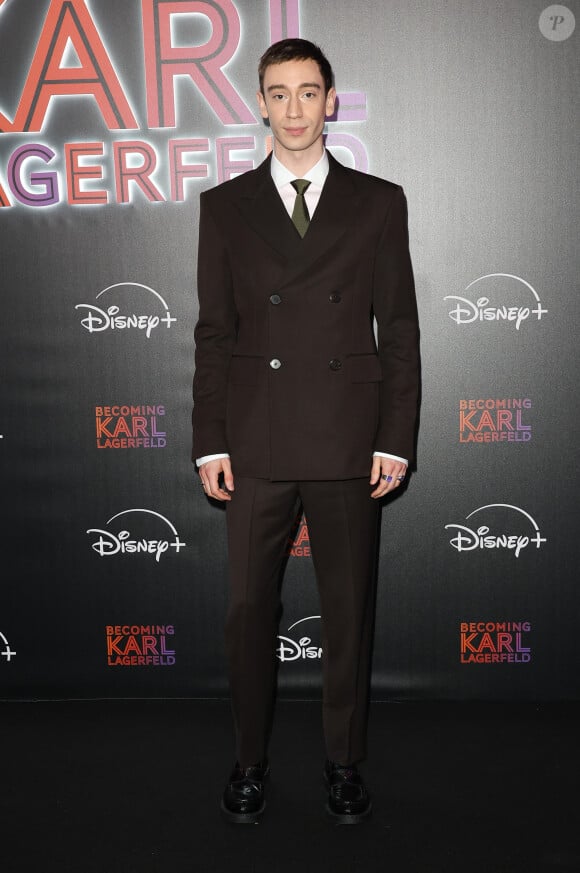 Théodore Pellerin - Avant-première du film "Becoming Karl Lagerfeld" au cinéma Le Grand Rex à Paris le 28 mai 2024. Coadic Guirec/Bestimage