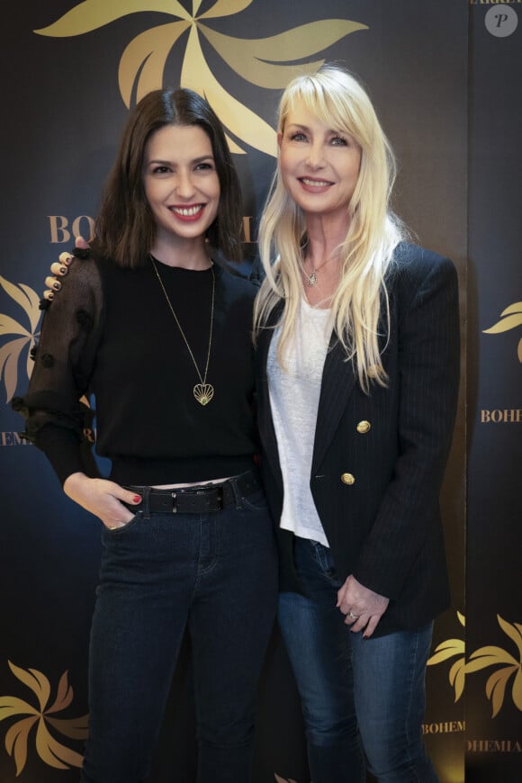 Semi-Exclusif - Lucie Bernardoni, Cécile Chaduteau à la soirée de présentation des collections Printemps/Eté 2024 du Bohemia Market, concept store de créateurs, à Paris, France, le 21 mars 2024. © Tribeca-Van Biesen/Bestimage