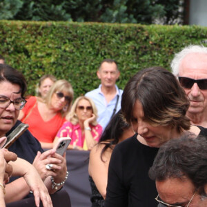 Exclusif - Mathilde Seigner, Anthony Delon - Arrivées au photocall de la 3ème édition du Festival du Cinéma Français et de la Gastronomie d'Aix-les-Bains. Le 8 juin 2024 © Denis Guignebourg / Bestimage 