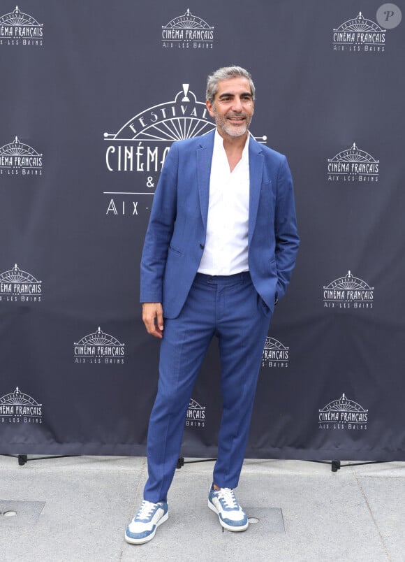 Exclusif - Ary Abittan - Photocall de la 3ème édition du Festival du Cinéma Français et de la Gastronomie d'Aix-les-Bains. Le 8 juin 2024 © Denis Guignebourg / Bestimage 