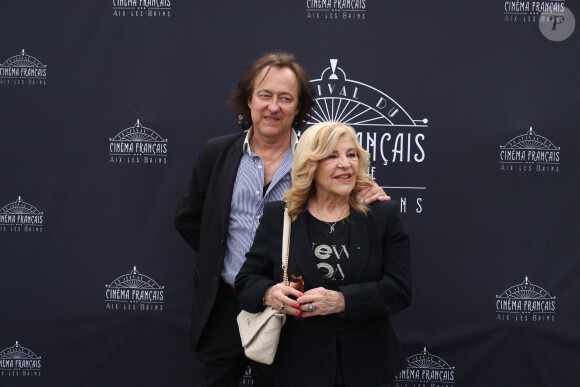 Exclusif - Jean-Christophe Molinier et sa femme Nicoletta - Photocall de la 3ème édition du Festival du Cinéma Français et de la Gastronomie d'Aix-les-Bains. Le 8 juin 2024 © Denis Guignebourg / Bestimage 