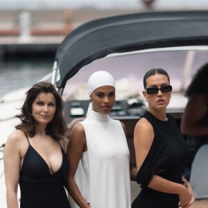 Laetitia Casta, Tina Kunakey, Adèle Exarchopoulos - Arrivées au défilé de mode Jacquemus Cruise "La casa" à la Casa Malaparte à Capri. Le 10 juin 2024 © Tiziano Da Silva-Olivier Borde / Bestimage 