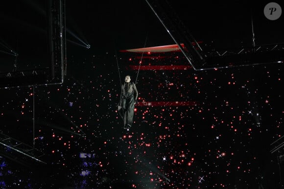 En story Instagram, ce dernier a levé le voile sur l'envers du décor de la tournée et ce n'est pas très positif...
Djebril Slatni lors du concert de la Star Academy à Lyon, le 15/03/24. Photo Sandrine Thesillat / Panoramic