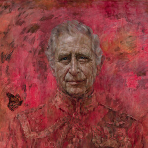 Dévoilement du premier portrait officiel depuis le couronnement du roi Charles III d'Angleterre, peint par Jonathan Yeo, au Buckingham Palace à Londres, Royaume Uni, le 14 mai 2024. © His Majesty King Charles III by Jonathan Yeo 2024/WPA-Pool/Bestimage 