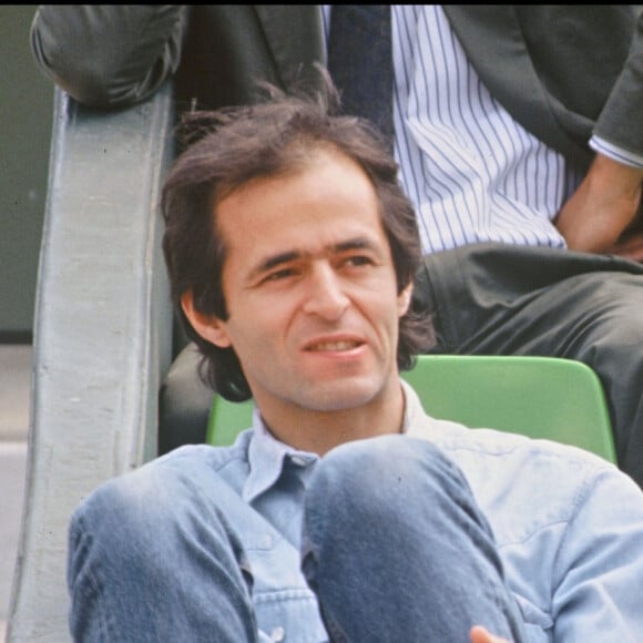 
Jean-Jacques Goldman et Catherine Morlet en 1990 à Roland-Garros