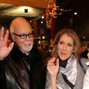 Céline Dion et son mari René Angélil, 30 décembre 2012.