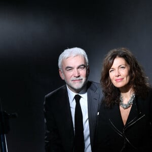 Pascal Praud et sa compagne Catherine - Cérémonie de clôture du 7 ème Festival de cinéma et musique de film de La Baule, le 26 juin 2021. 