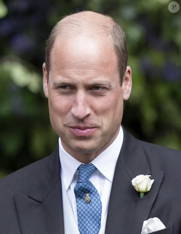 Le prince William, prince de Galles - Mariage du duc de Westminster, Hugh Grosvenor, et Olivia Henson en la cathédrale de Chester, Royaume Uni, le 7 juin 2024. © GoffPhotos/Bestimage 