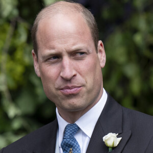 Le prince William, prince de Galles - Mariage du duc de Westminster, Hugh Grosvenor, et Olivia Henson en la cathédrale de Chester, Royaume Uni, le 7 juin 2024. © GoffPhotos/Bestimage 